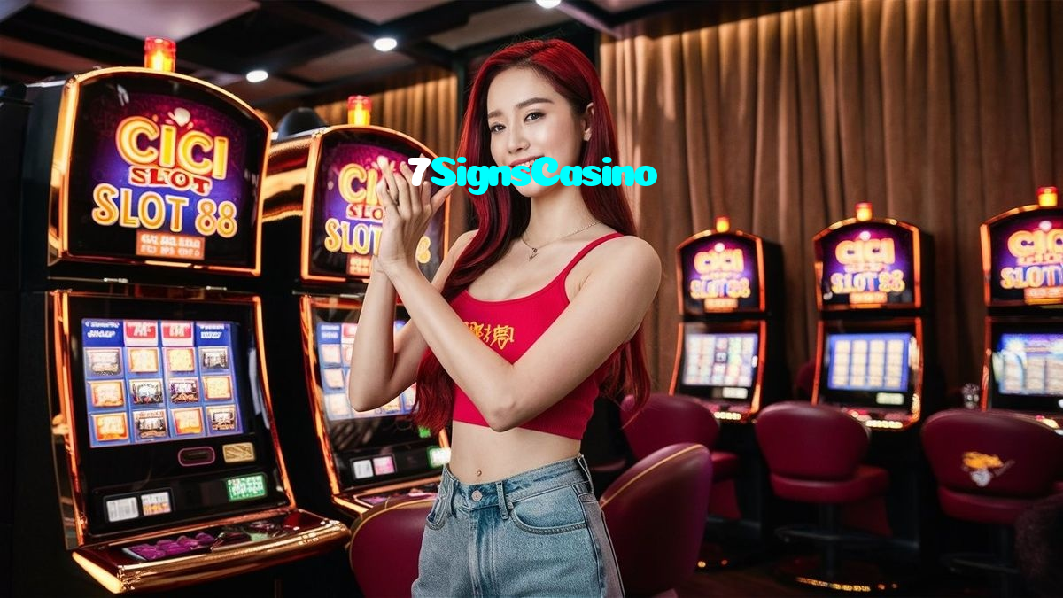 7SignsCasino casino presented on mobile device in Pakistan with slots and live games