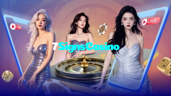 7SignsCasino casino presented on mobile device in Pakistan with slots and live games